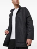adidas logo-plaque zip-up jacket - Black