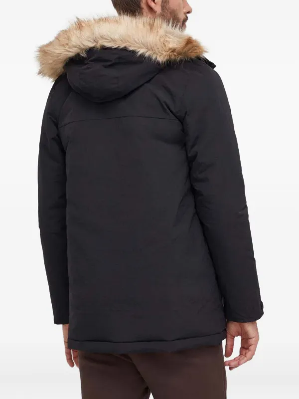 Adidas Kapuzenparka Mit Faux Fur Schwarz FARFETCH AT
