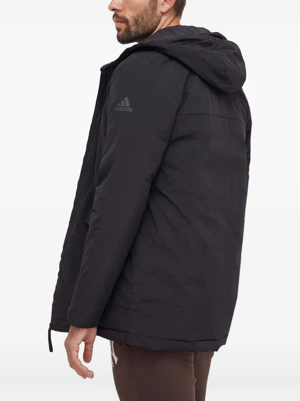 adidas Parka met capuchon Zwart