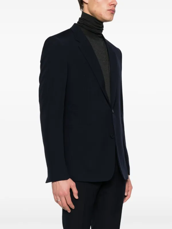 Givenchy Wool single-breasted Blazer | Blue | FARFETCH