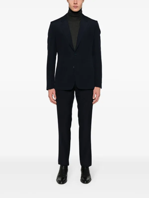ジャケット GIVENCHY FW19 WOOL BLAZER WITH STRASS (BW309T11BN_001) Givenchy Wool single-breasted Blazer | Blue | FARFETCH