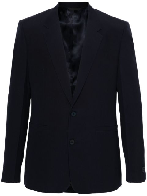 Givenchy blazer en laine à simple boutonnage