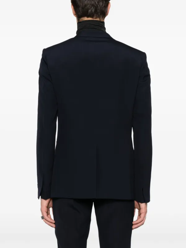 Givenchy Wool single-breasted Blazer | Blue | FARFETCH