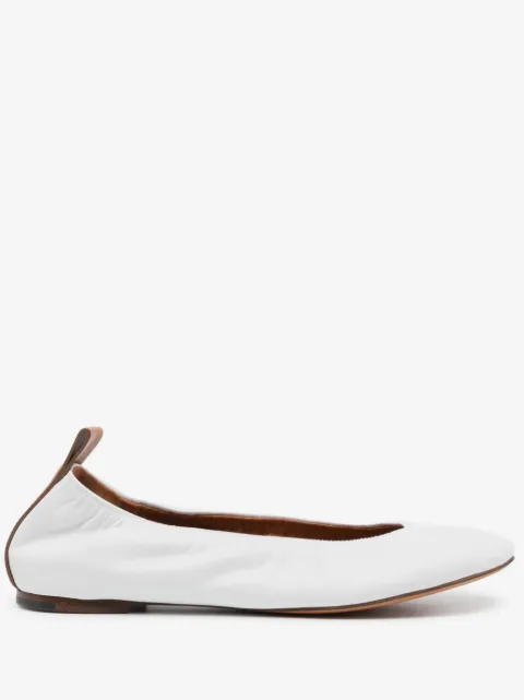 Lanvin leather ballerina shoes