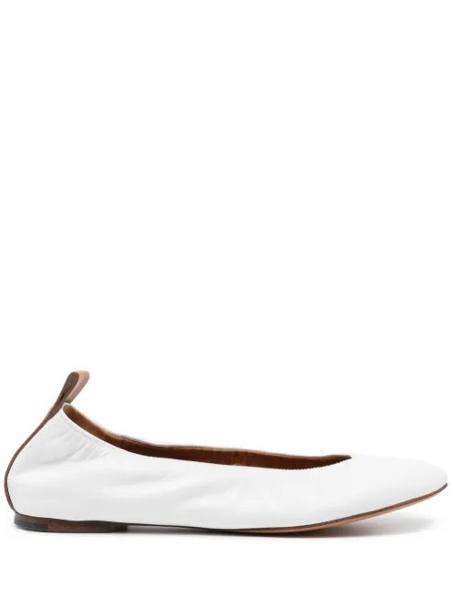 Lanvin ballerines en cuir - Blanc - Lanvin - Modalova