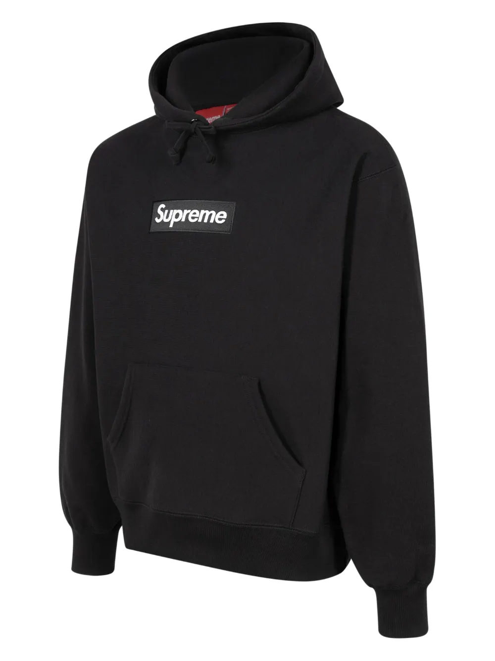 Shop Supreme Box Logo Cotton Hoodie In Black