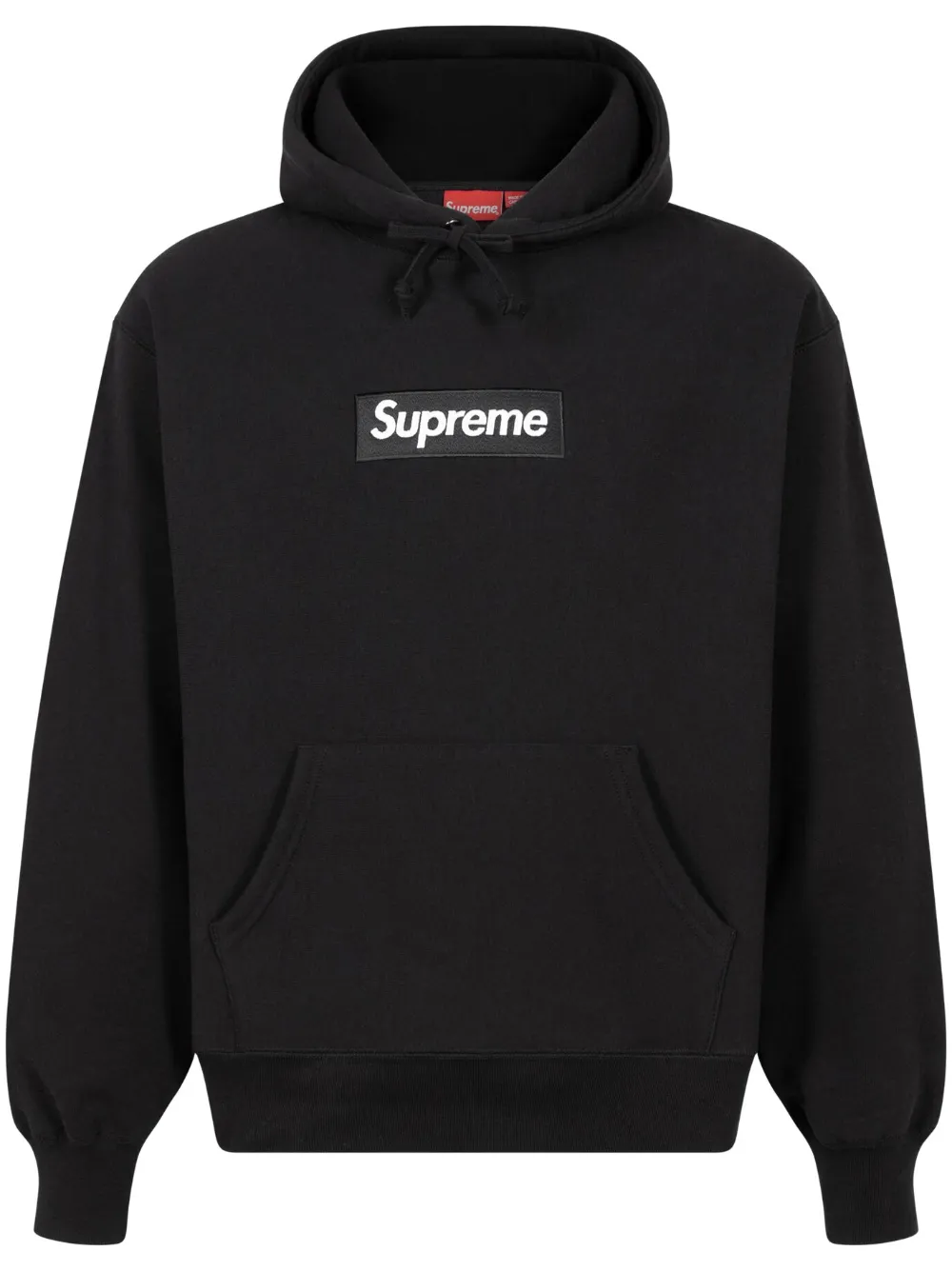 Supreme Katoenen hoodie met logo Zwart