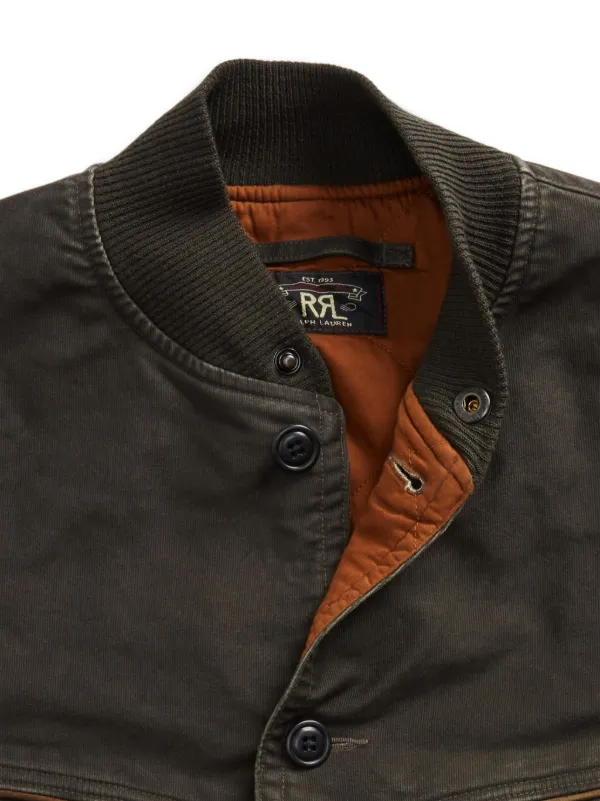 Ralph Lauren RRL Morris cotton-blend Bomber Jacket - Farfetch