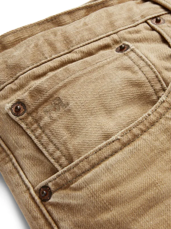 Ralph Lauren RRL ハイウエスト スリムジーンズ | ニュートラル
