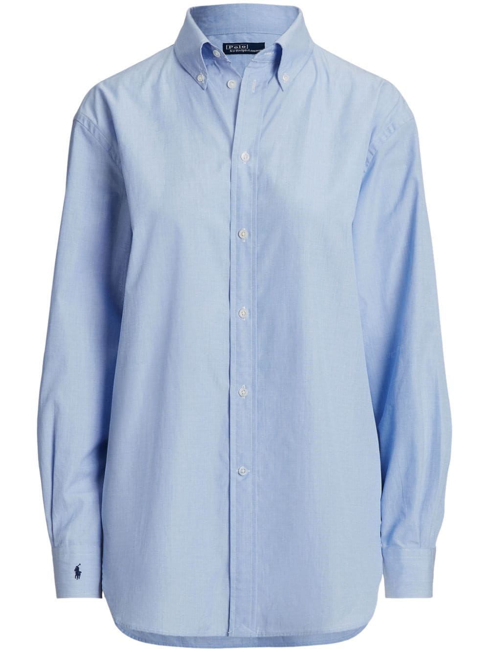 Polo Ralph Lauren Polo Pony Cotton Shirt In Blue
