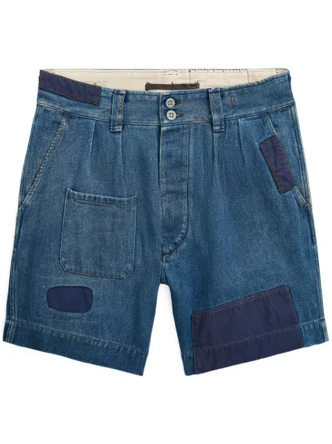 Ralph Lauren RRL shorts con diseño patchwork