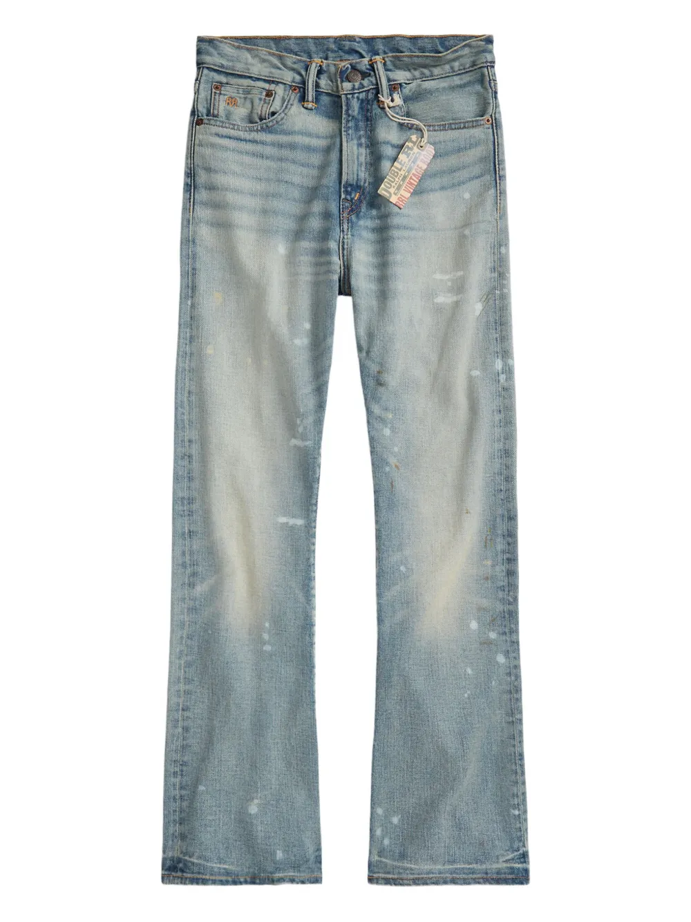 Ralph Lauren RRL logo-embroidered jeans - Blu