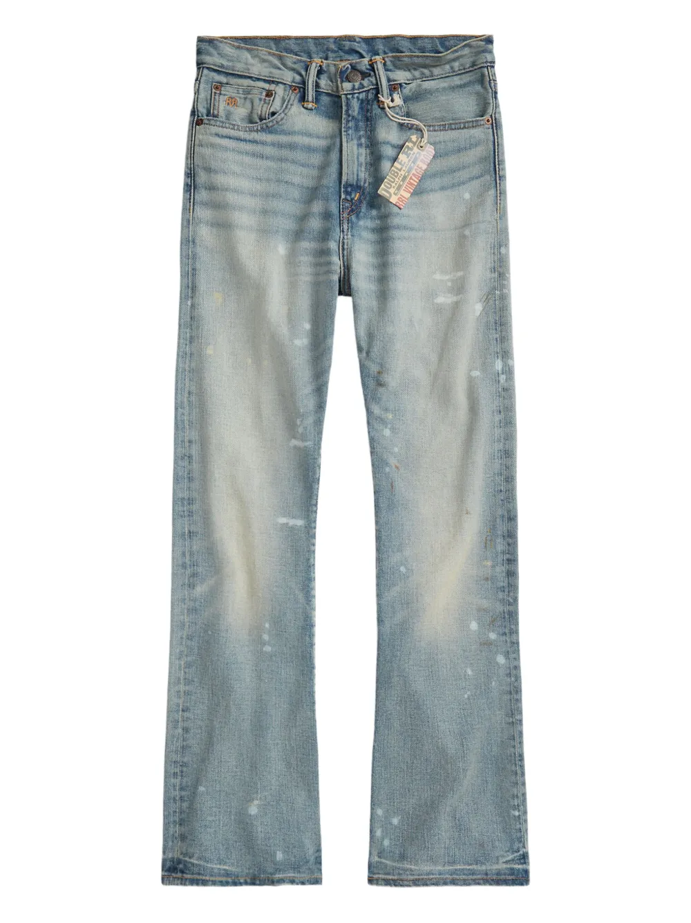 Rrl Logo-embroidered Jeans