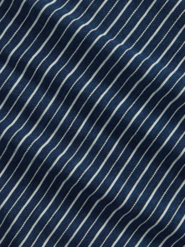 Ralph Lauren RRL stripe print Cotton T shirt Blue FARFETCH TR