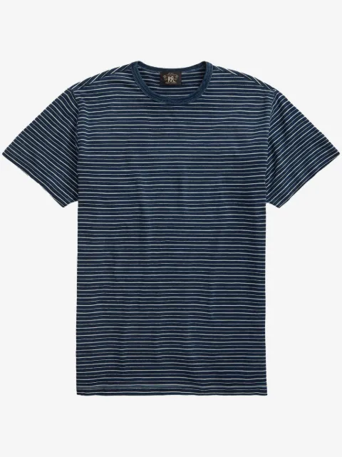 Ralph Lauren RRL t-shirt en coton à rayures