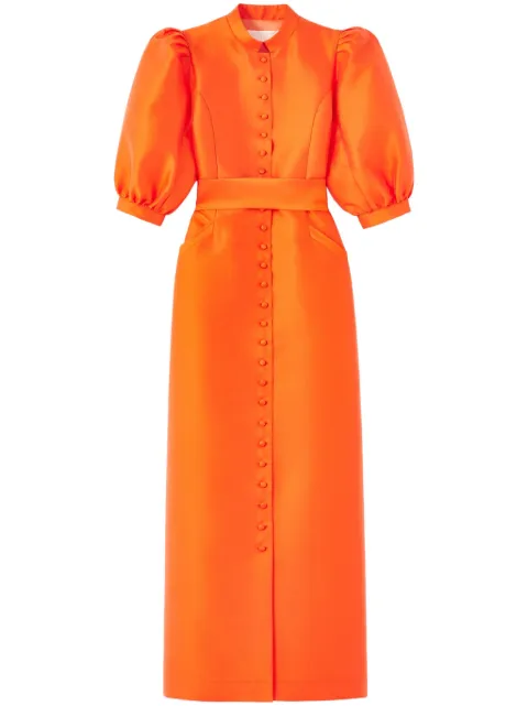 DESTREE Amoako satin midi dress