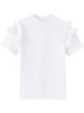 DESTREE Sophie ruffle-detailing T-shirt - White