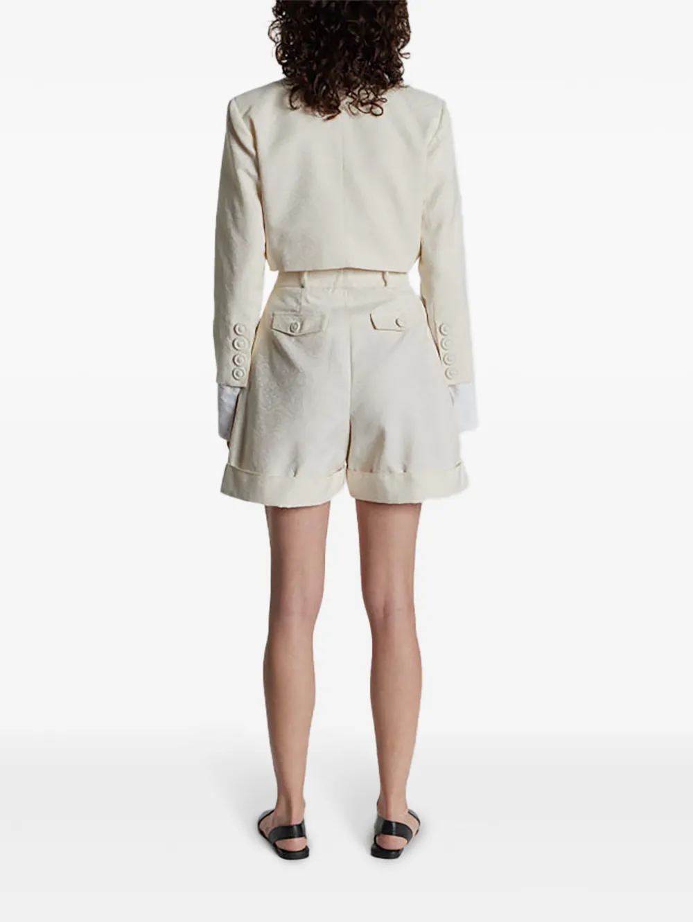 Destree Helmut Cropped Jacket - Neutrals 
