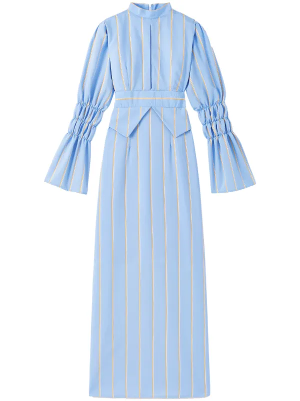 blue dress for baby girl Selena Maxi Dress Stripe