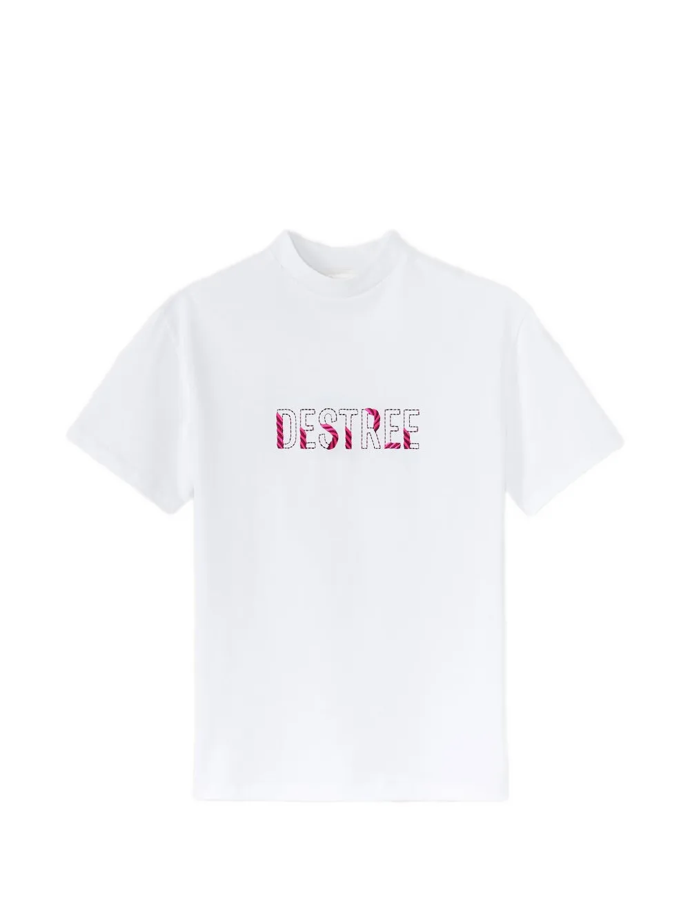 DESTREE Sophie Passementerie cotton T-shirt - Bianco