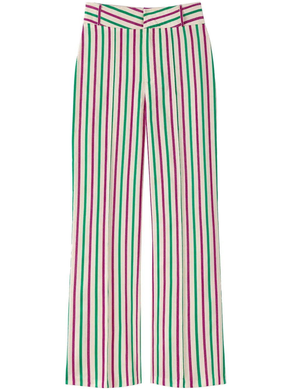 DESTREE Pantaloni Yoshi a righe - Verde