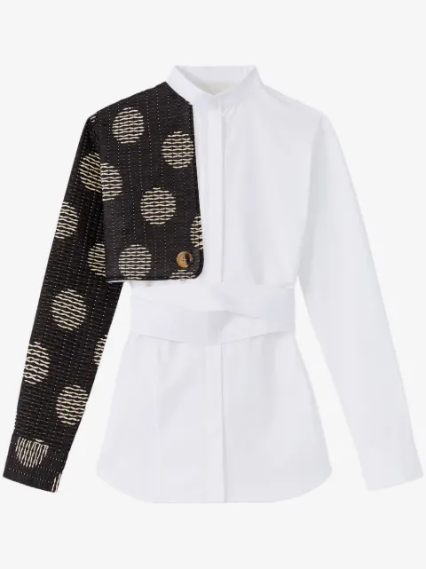 DESTREE Hans polka-dot cotton shirt 