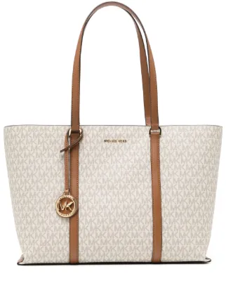 Michael Kors Temple ハンドバッグ L | ニュートラル | FARFETCH JP