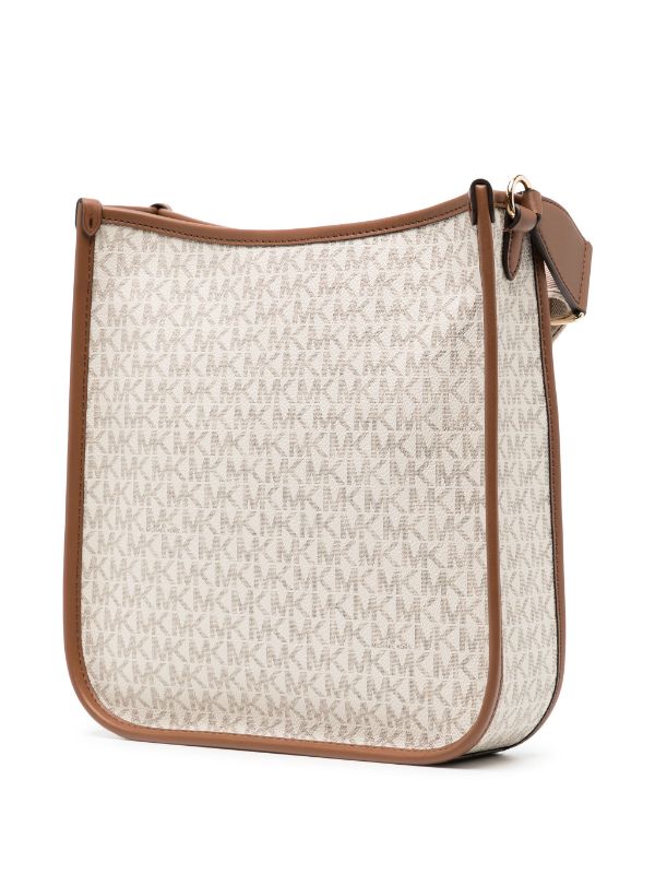 michael kors canvas crossbody bag