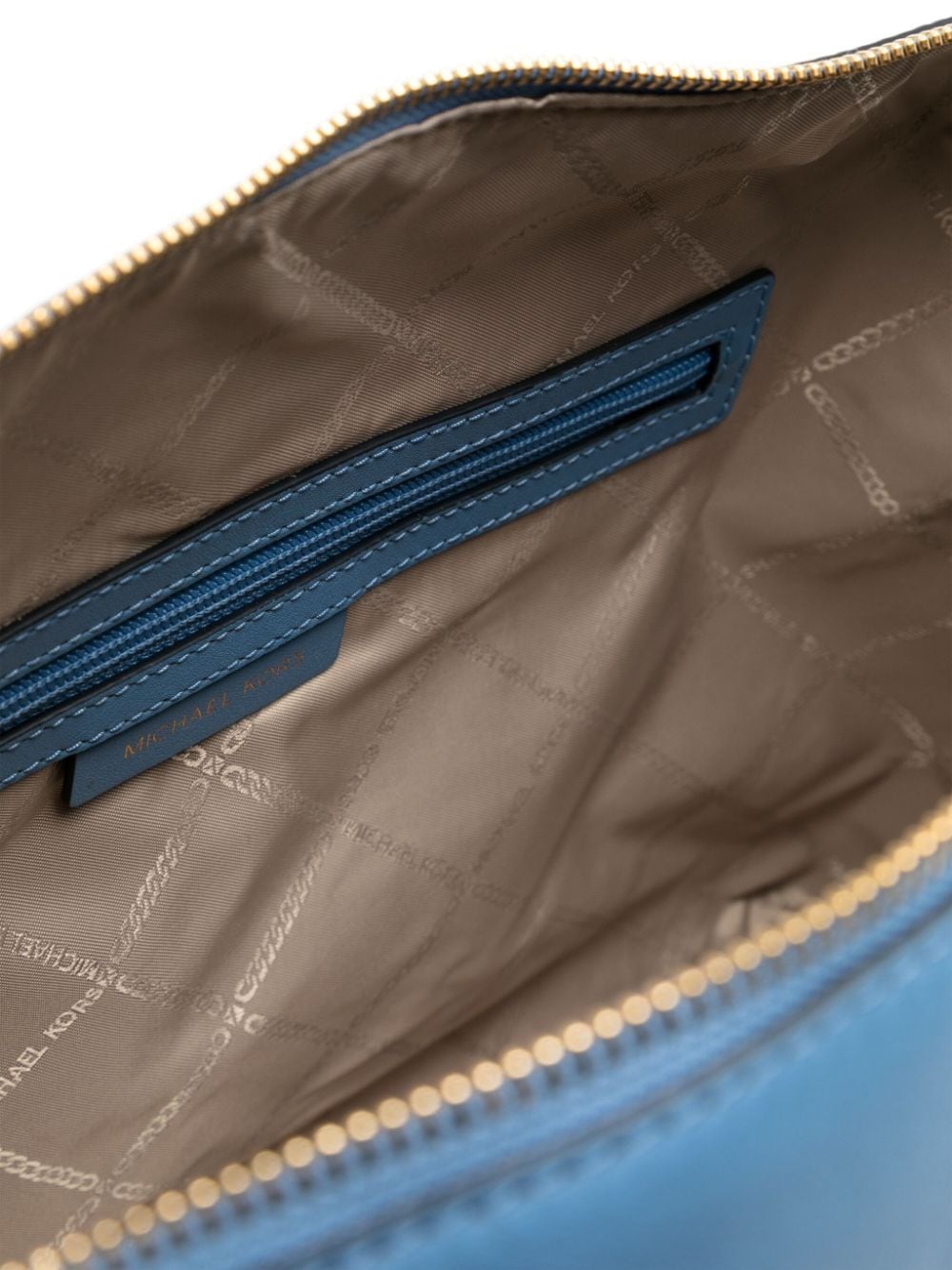 Shop Michael Michael Kors Large Astor Leather Shoulder Bag In Blue