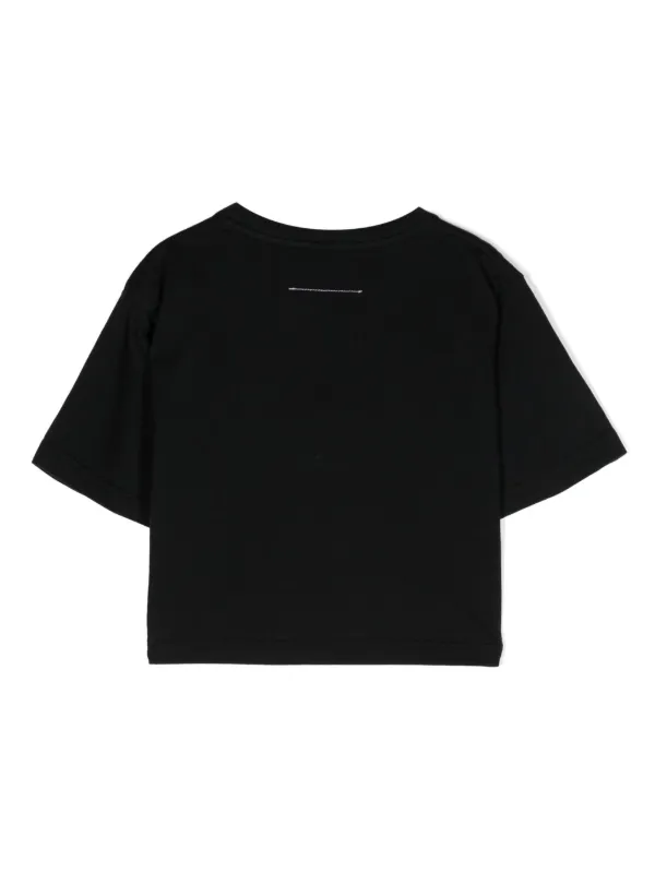 MM6 Maison Margiela Kids クロップド Tシャツ - Farfetch 