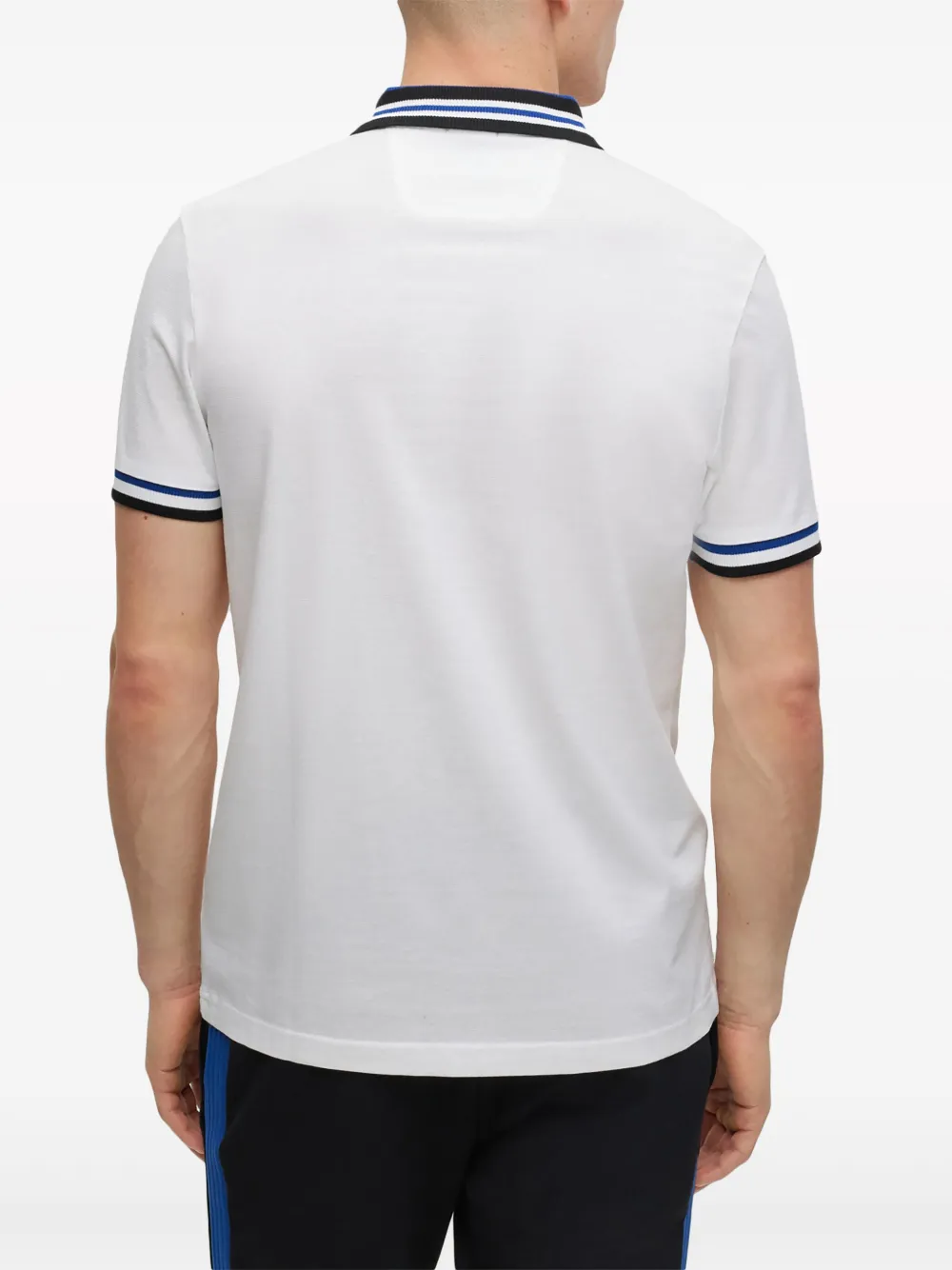 BOSS logo-embroidered Cotton Polo Shirt - Farfetch