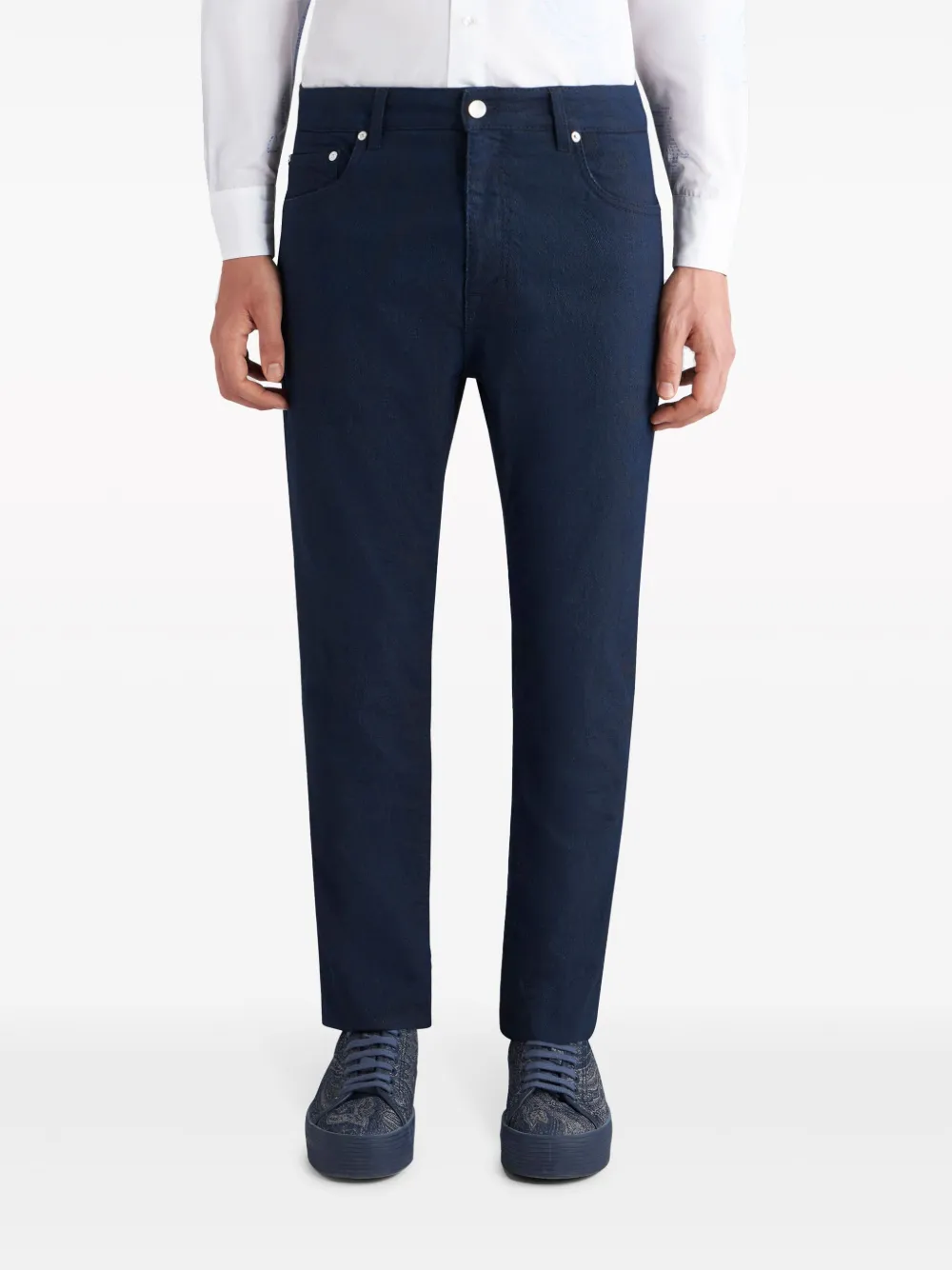 ETRO Straight jeans Blauw