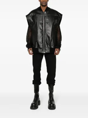 RICK OWENS☆関税込☆キルティングパッド入りシェルダウンジレ RICK OWENS☆関税込☆キルティングパッド入りシェルダウンジレ
