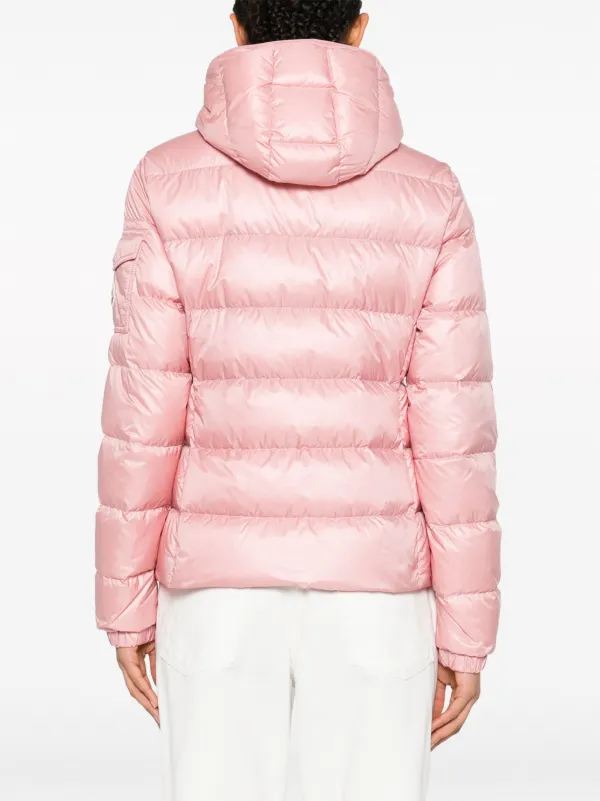 Moncler Gles Hooded Puffer Jacket Pink FARFETCH HK