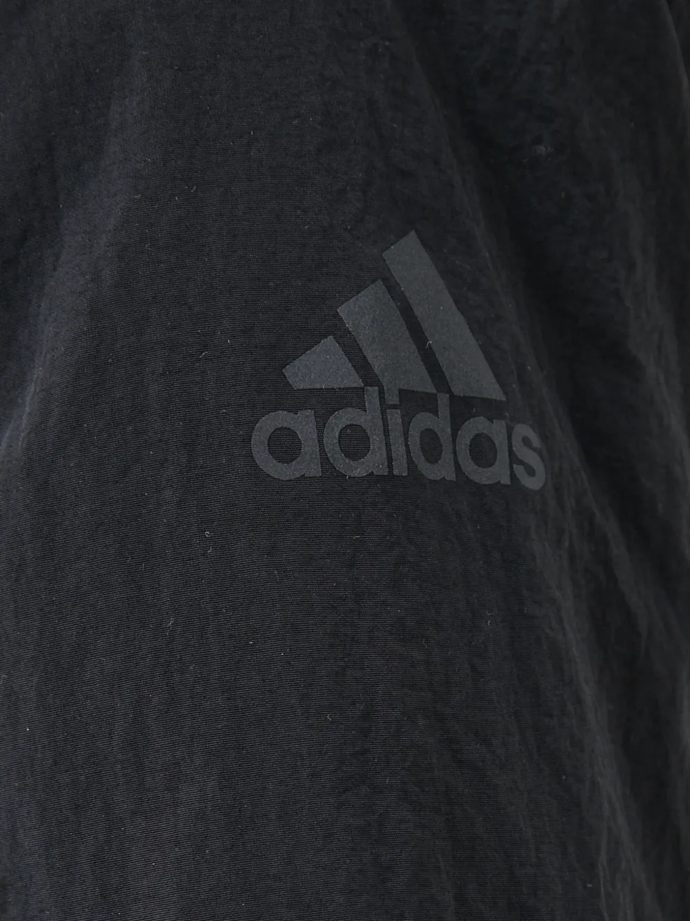 Adidas Originals Faux-fur Hooded Jacket In Black