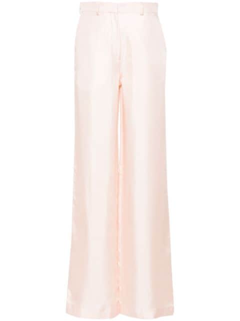 Lanvin silk wide-leg trousers