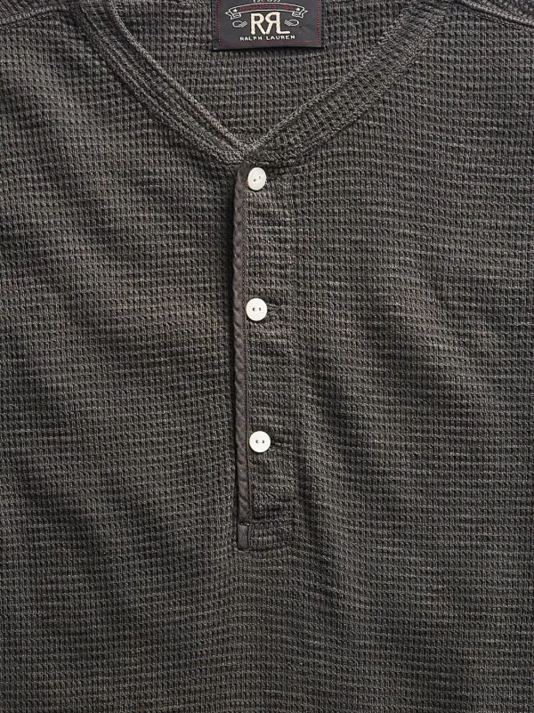 Ralph Lauren RRL ヘンリーネック Tシャツ | グレー | FARFETCH JP