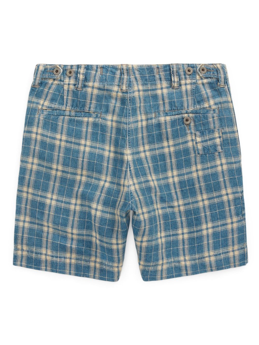 Ralph Lauren RRL Geruite shorts - Blauw