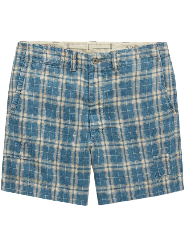 人気の贈り物が大集合 チェック RRL Lauren Ralph ショートパンツ JP FARFETCH | ブルー | パンツ