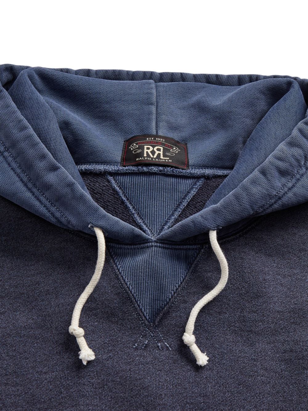 Ralph Lauren RRL Tweekleurige hoodie Blauw