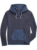 Ralph Lauren RRL two-tone cotton hoodie - Blue