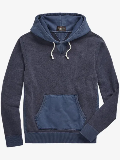 Ralph Lauren RRL hoodie con diseño de dos tonos