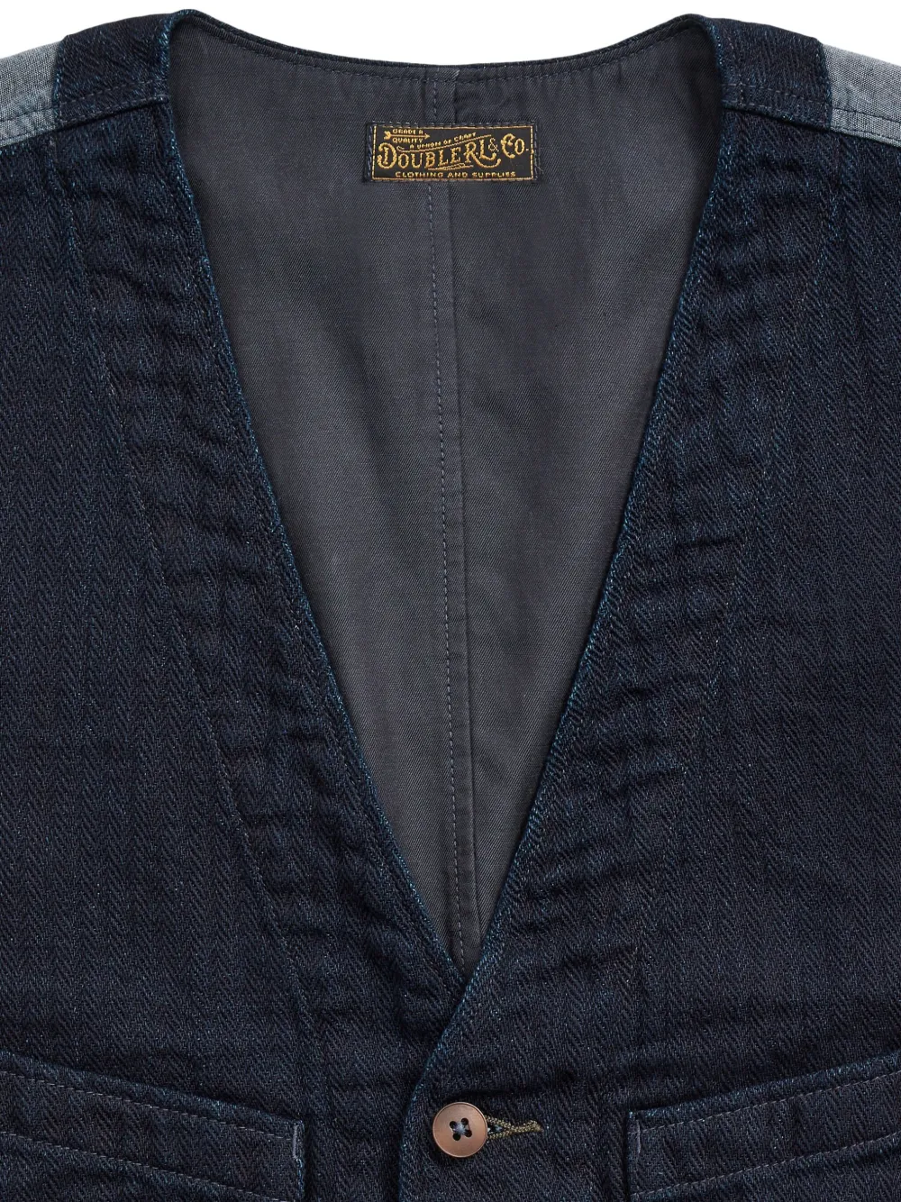 Ralph Lauren RRL Denim gilet Blauw