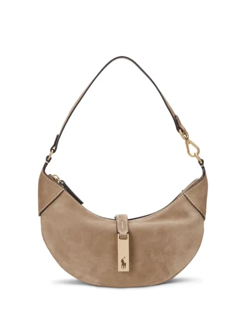 Polo Ralph Lauren mini Polo ID suede shoulder bag