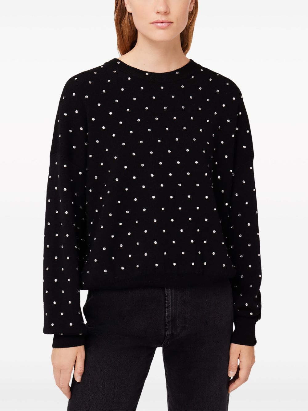 How to buy discounted Rabanne crystal-embellished wool jumper Women