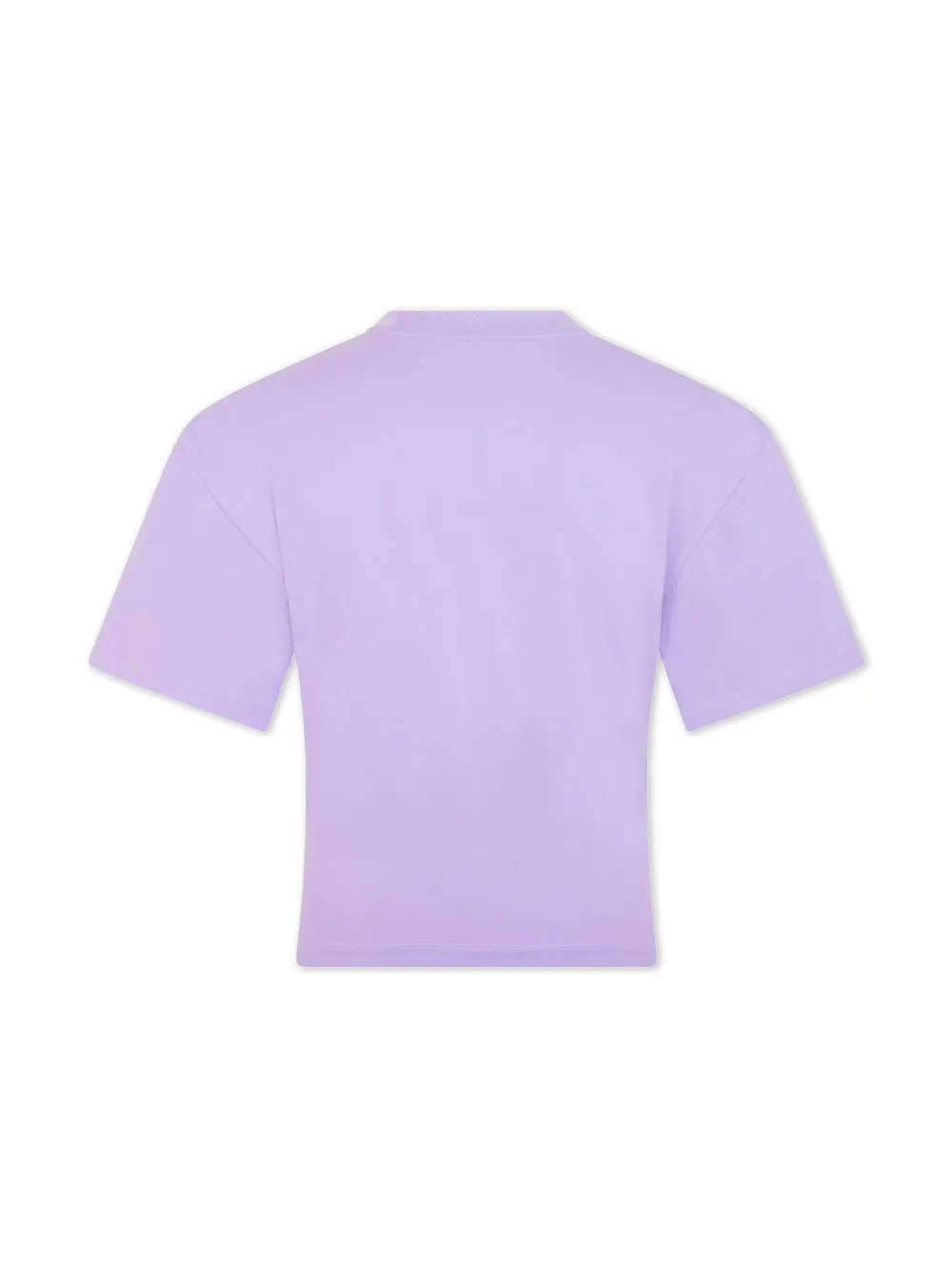 Rabanne T-shirt met geborduurd logo Paars