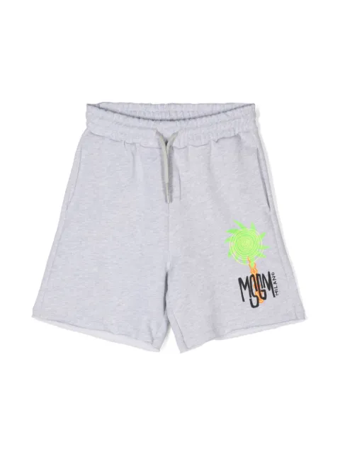 MSGM Kids shorts con logo estampado