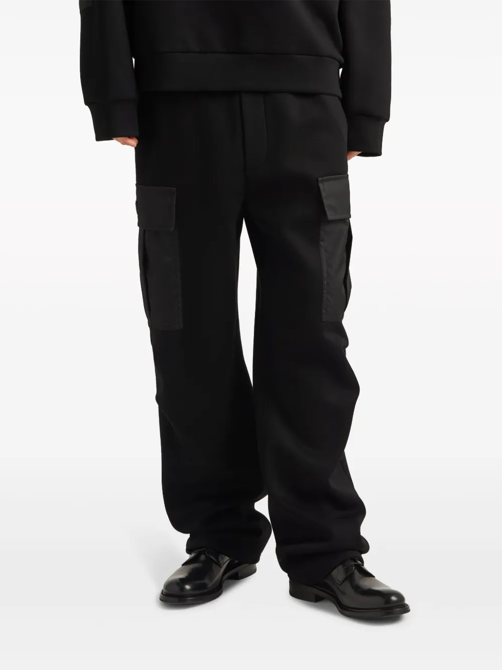 PRADA スウェット Prada Re-Nylon Fleece Track Pants | Black | FARFETCH