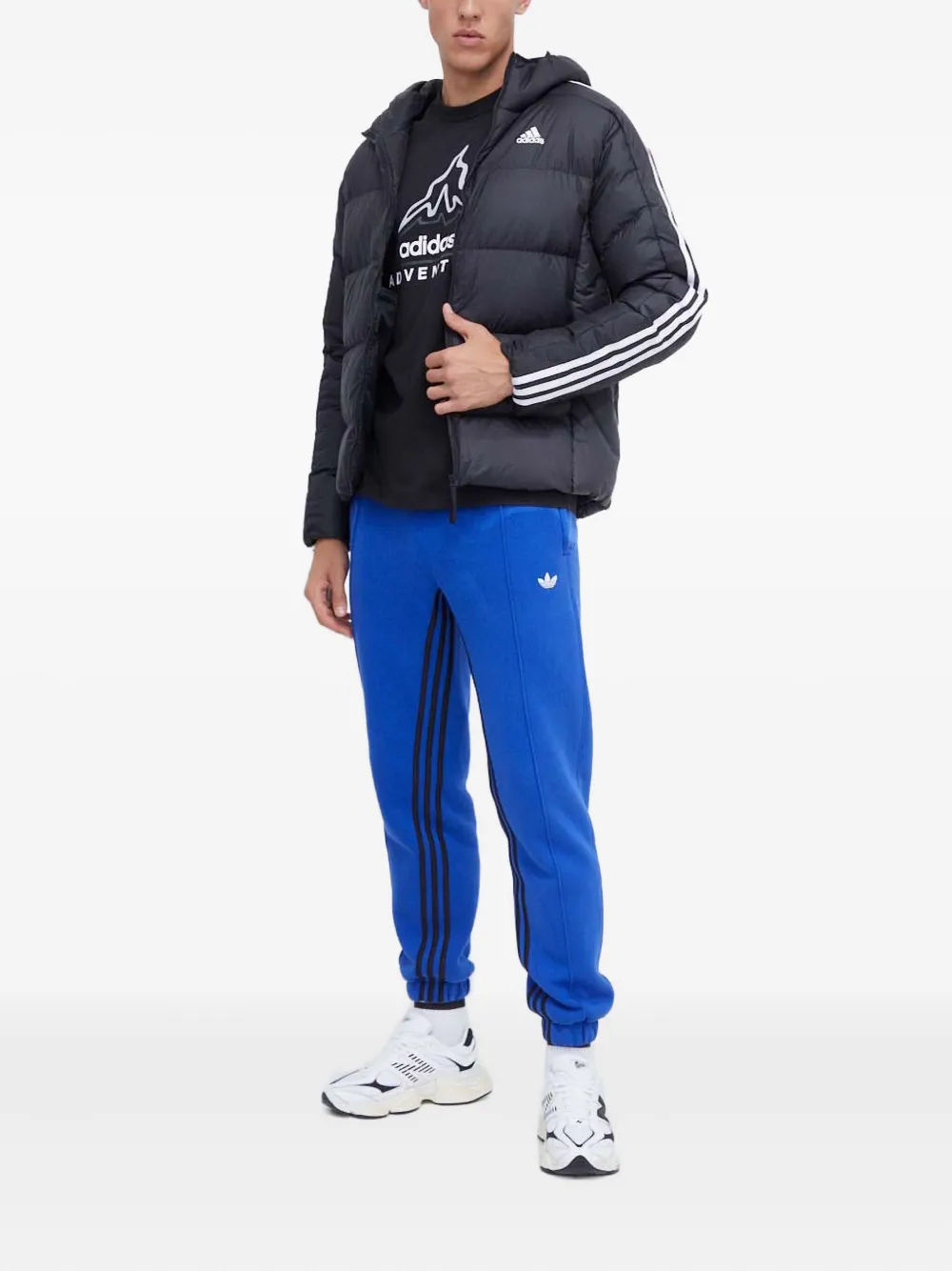 adidas three-stripe padded jacket | Down Jackets | Image 2