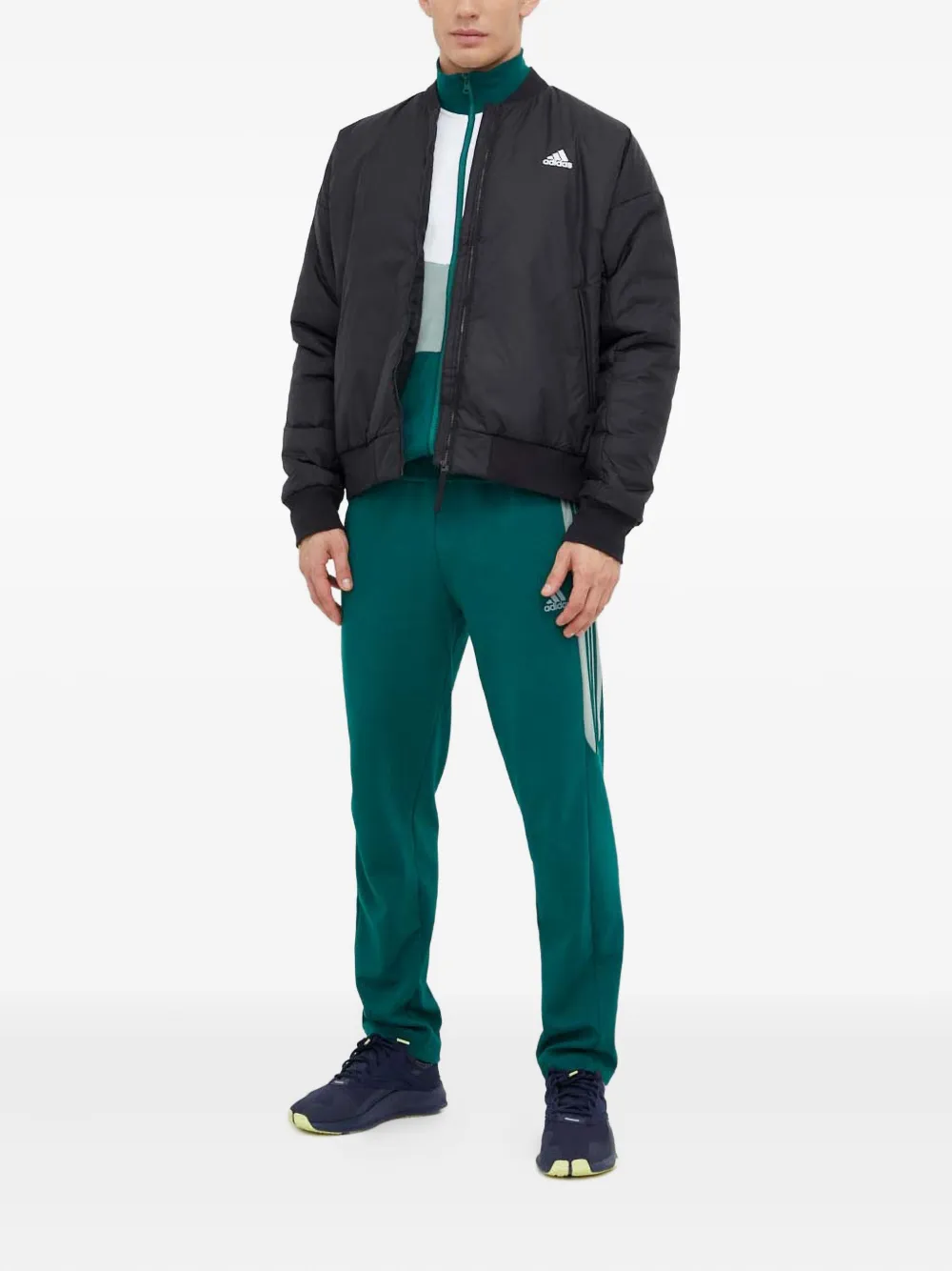 adidas logo-print bomber jacket | Bomber Jackets | Image 2